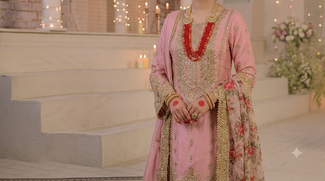 Sanna Silk bridal and festive embellished suits