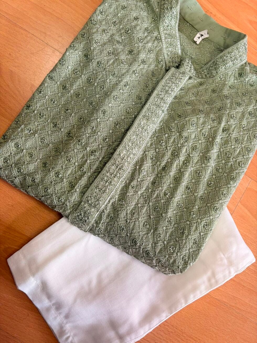 Men's Shalwar Kameez - Sage Green